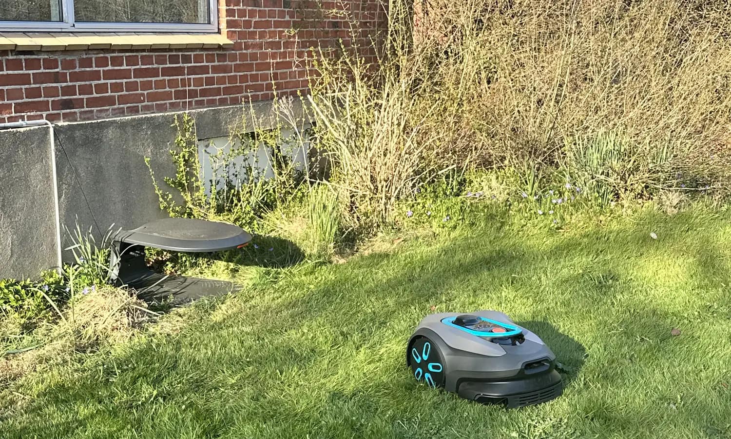 Robotplaeneklipper i have i Midtjylland ved service og justering